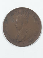 1919 Commonwealth of Australia King George VI One Penny Copper Metal Coin