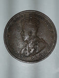 1919 Commonwealth of Australia King George VI One Penny Copper Metal Coin