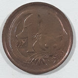 1981 Australia Queen Elizabeth II 1 Cent Copper Metal Coin