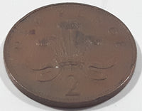 1971 UK Great Britain Elizabeth II New Pence 2 Bronze Metal Coin