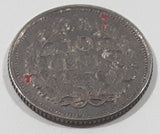 1936 Netherlands Wilhelmina 10 Cents Metal Coin