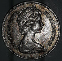 1979 Great Britain UK Queen Elizabeth II 5 New Pence Metal Coin