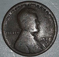 1916 United States of America One Cent Metal Coin