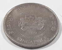 1986 Singapore 10 Cents Metal Coin