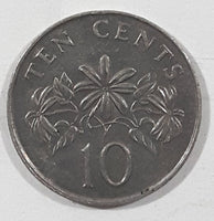 1986 Singapore 10 Cents Metal Coin