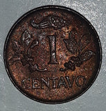 1967 Colombia 1 Centavos Metal Coin