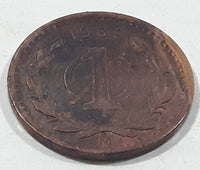 1939 Mexico 1 Centavos Metal Coin