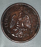 1939 Mexico 1 Centavos Metal Coin