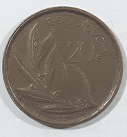 1981 Belgium 20 Francs Metal Coin