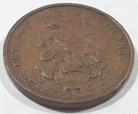 1964 Mexico 20 Centavos Metal Coin