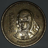 1986 Mexico Juana De Asbaje $1000 Pesos Metal Coin