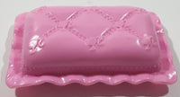 Barbie Hard Plastic Pink Dollhouse Pillow Accessory Replacement