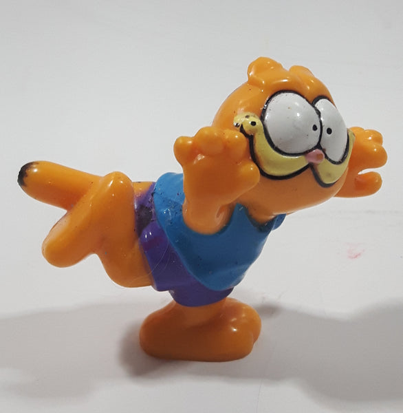 1989 McDonald's Garfield Scooter Rider 2" Tall Toy Figure