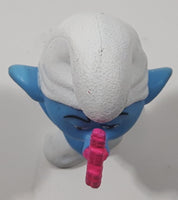 2011 McDonald's Peyo #13 Grouchy Smurf 3" Tall Toy Figure