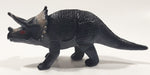 S.H. Black Triceratops 4 3/4" Long Dinosaur Toy Figure