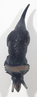 S.H. Black Triceratops 4 3/4" Long Dinosaur Toy Figure
