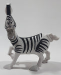 2008 McDonald's Madagascar Escape 2 Africa Movie Marty Zebra 4 1/4" Tall Plastic Toy Figure