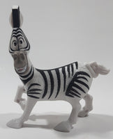 2008 McDonald's Madagascar Escape 2 Africa Movie Marty Zebra 4 1/4" Tall Plastic Toy Figure