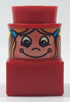 Vintage Ritvik Mega Bloks Boy Girl Red Single Plastic Building Block