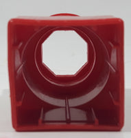 Vintage Ritvik Mega Bloks Boy Girl Red Single Plastic Building Block