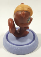 2009 McDonald's Hasbro Littlest Pet Shop #6 Brown Squirrel 2 3/8" Tall Toy Figure