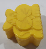 1987 Ritvik Mega Bloks 127 Yellow Cat Plastic Toy