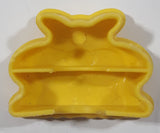 1987 Ritvik Mega Bloks 127 Yellow Cat Plastic Toy