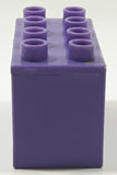 Extremely Rare Early 2000's Nestle Smarties Purple Opening Chest Duplo Style Plastic Building Block