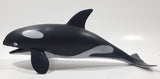 Orca Killer Whale Rubber Squeak Toy 9 1/4" Long Animal Figure