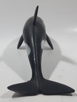 Orca Killer Whale Rubber Squeak Toy 9 1/4" Long Animal Figure