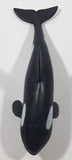 Orca Killer Whale Rubber Squeak Toy 9 1/4" Long Animal Figure