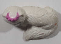 Mattel Barbie Serafina Pet White Cat Laying with Pink Princess Tiara 1 3/4" Long Figure