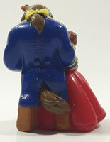 1998 McDonald's The Enchanted Christmas Disney Beauty and The Beast Belle and Adam as The Beast 2 1/2" Tall Toy Figure