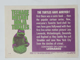 1990 O-Pee-Chee Limited Edition Series Teenage Mutant Ninja Turtles Trading Cards Individual 1-25