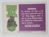 1990 O-Pee-Chee Limited Edition Series Teenage Mutant Ninja Turtles Trading Cards Individual 1-25