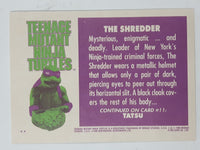 1990 O-Pee-Chee Limited Edition Series Teenage Mutant Ninja Turtles Trading Cards Individual 1-25