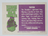 1990 O-Pee-Chee Limited Edition Series Teenage Mutant Ninja Turtles Trading Cards Individual 1-25