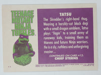 1990 O-Pee-Chee Limited Edition Series Teenage Mutant Ninja Turtles Trading Cards Individual 1-25