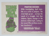 1990 O-Pee-Chee Limited Edition Series Teenage Mutant Ninja Turtles Trading Cards Individual 1-25