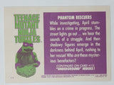 1990 O-Pee-Chee Limited Edition Series Teenage Mutant Ninja Turtles Trading Cards Individual 1-25