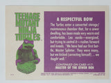 1990 O-Pee-Chee Limited Edition Series Teenage Mutant Ninja Turtles Trading Cards Individual 1-25