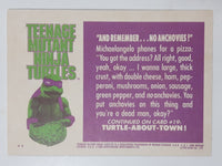 1990 O-Pee-Chee Limited Edition Series Teenage Mutant Ninja Turtles Trading Cards Individual 1-25