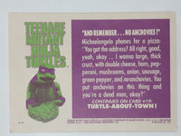 1990 O-Pee-Chee Limited Edition Series Teenage Mutant Ninja Turtles Trading Cards Individual 1-25