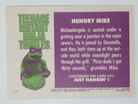 1990 O-Pee-Chee Limited Edition Series Teenage Mutant Ninja Turtles Trading Cards Individual 1-25