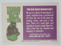 1990 O-Pee-Chee Limited Edition Series Teenage Mutant Ninja Turtles Trading Cards Individual 51-75