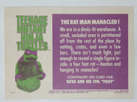 1990 O-Pee-Chee Limited Edition Series Teenage Mutant Ninja Turtles Trading Cards Individual 51-75