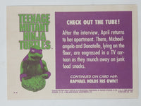 1990 O-Pee-Chee Limited Edition Series Teenage Mutant Ninja Turtles Trading Cards Individual 51-75