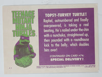 1990 O-Pee-Chee Limited Edition Series Teenage Mutant Ninja Turtles Trading Cards Individual 51-75