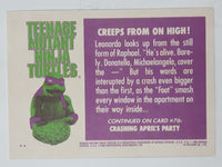 1990 O-Pee-Chee Limited Edition Series Teenage Mutant Ninja Turtles Trading Cards Individual 51-75