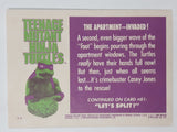 1990 O-Pee-Chee Limited Edition Series Teenage Mutant Ninja Turtles Trading Cards Individual 76-100